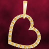 Jagdamba Sweet Heart Diamond Pendant